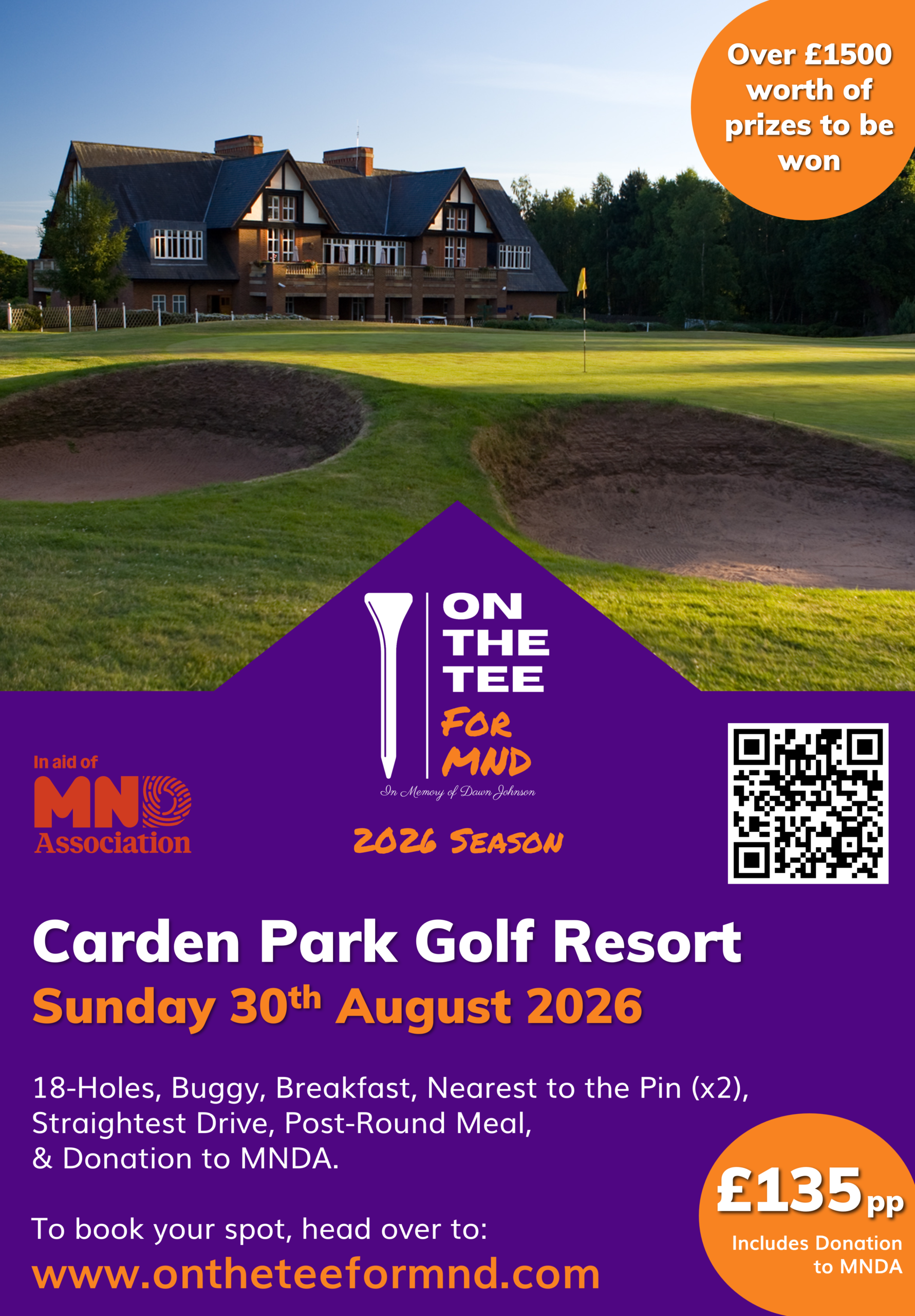 Individual & Team Stableford Competition for Motor Neurone Disease