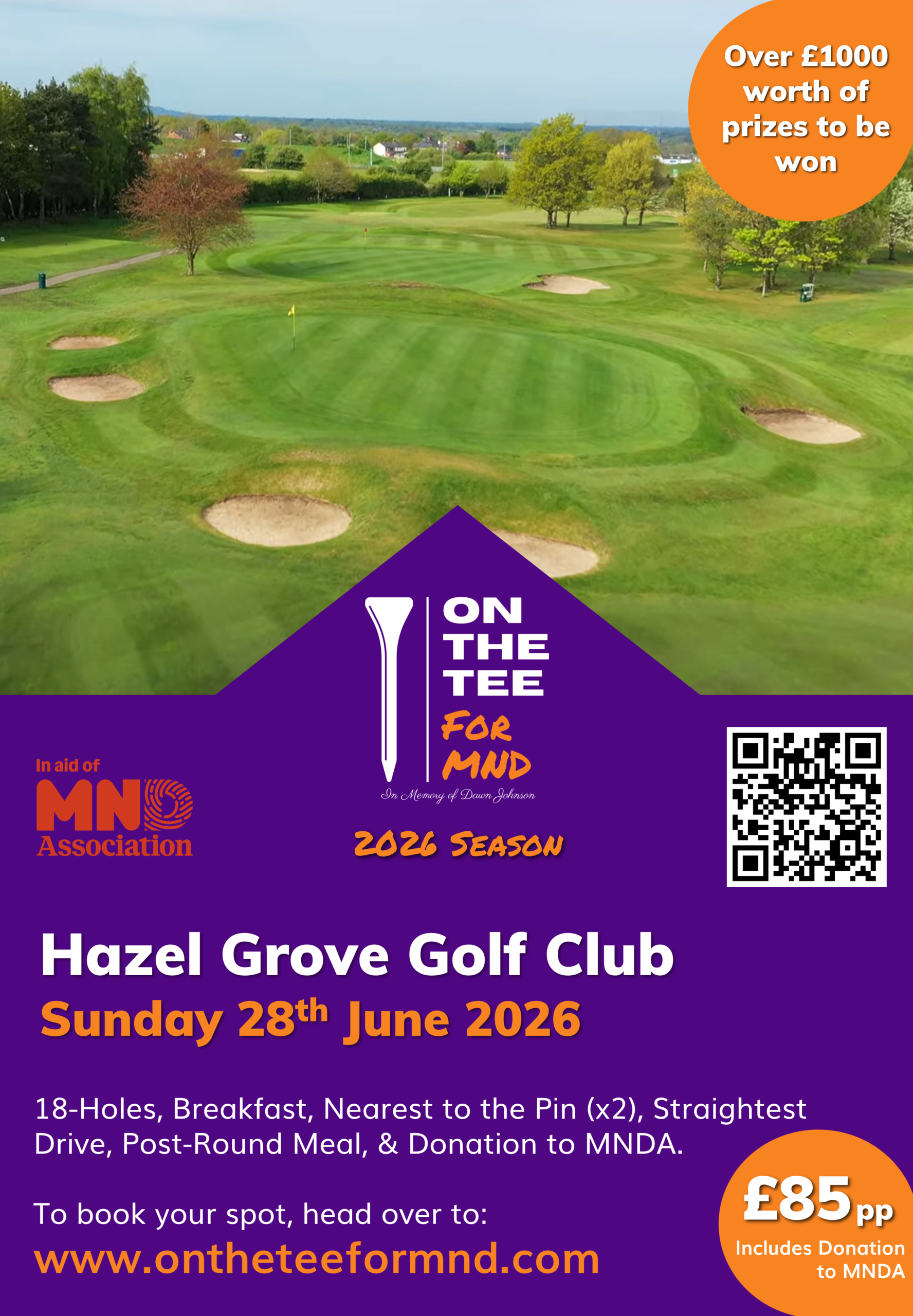 Individual & Team Stableford Competition for Motor Neurone Disease