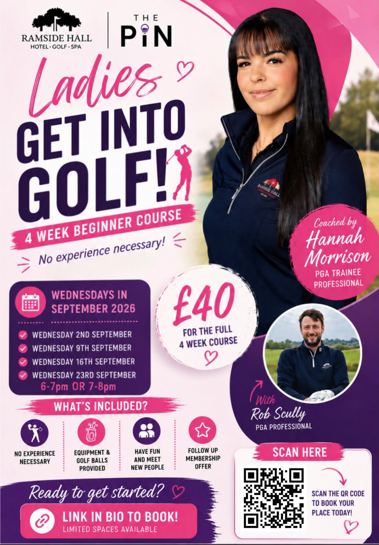 Ladies Get Into Golf – 4 Week Course (Hannah M & Robert S)
